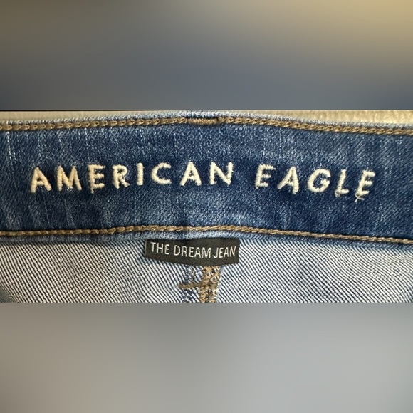 American Eagle Dream Ripped Jegging Women’s Size 14 Short - Picture 5 of 7